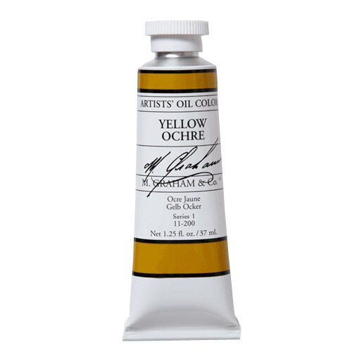 M. Graham & Co., Artists', Oil Paint, 1.25oz, Yellow Ochre